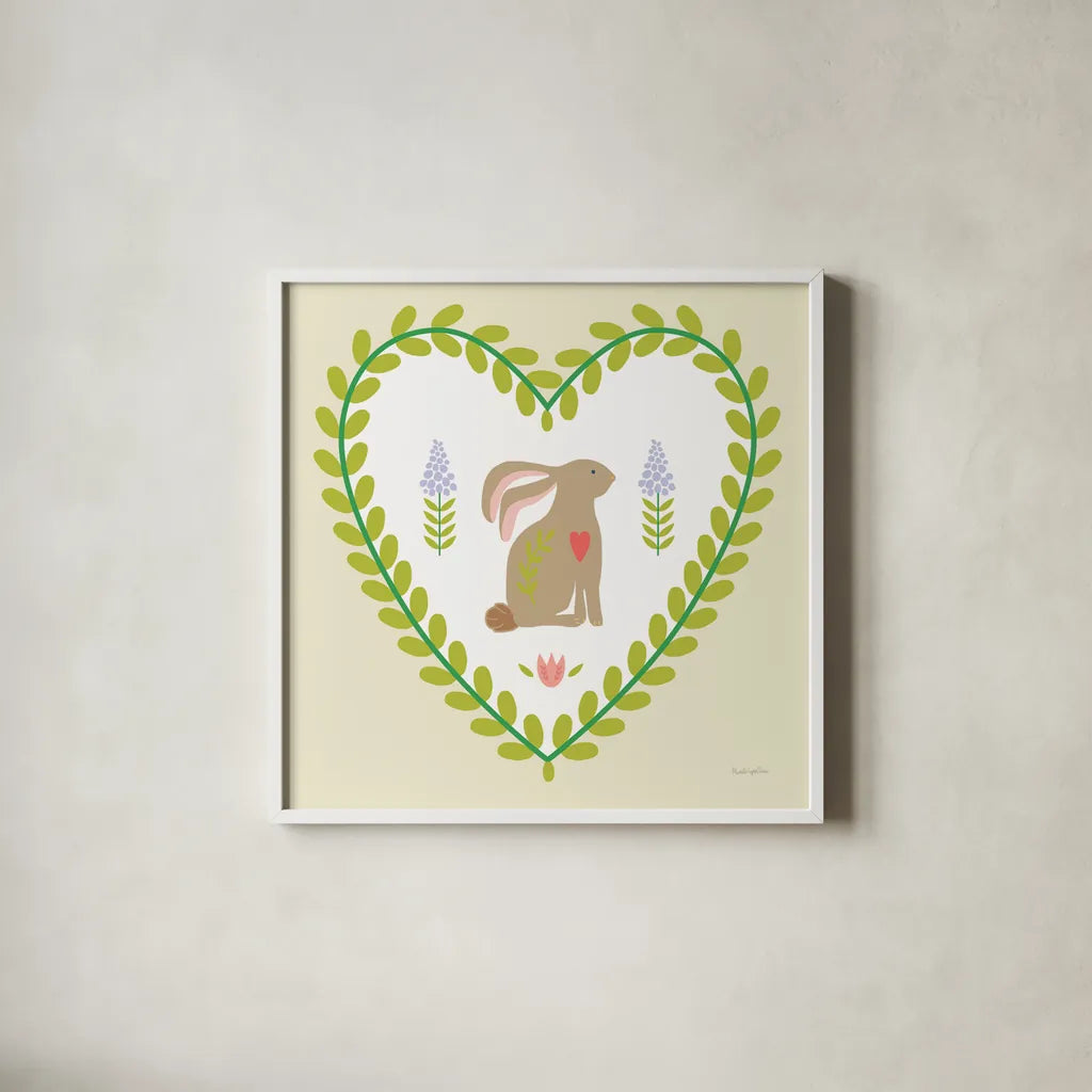 Time To Bloom VI by Mercedes Lopez Charro. Shown in a crisp white glass frame for a clean and minimalist style. Available as an archival giclee rolled canvas, fine art paper, or poster print. SKU 83296a.