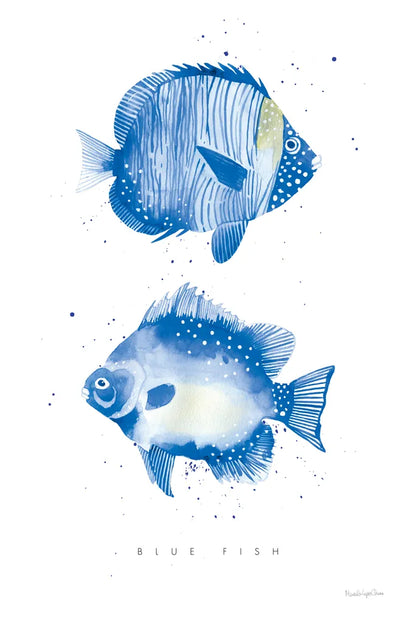 Tropical Fish by Mercedes Lopez Charro. SKU 69377h. Archival Giclee Fine art print for wall decor.