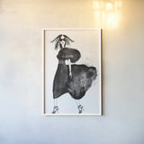 Uptown Fashion I by Mercedes Lopez Charro. shown as a paper print in a white frame. Available as a archival giclee rolled canvas, fine art paper, or poster print. SKU 67038h.