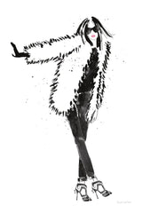 Uptown Fashion II by Mercedes Lopez Charro. SKU 67039h. Archival Giclee Fine art print for wall decor.
