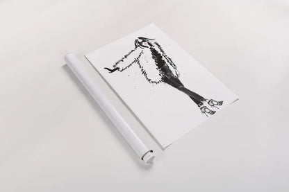 Uptown Fashion II by Mercedes Lopez Charro. shown as a rolled paper print. Available as archival giclee rolled canvas, fine art paper, or poster print. SKU 67039h.