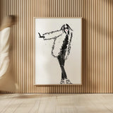 Uptown Fashion II by Mercedes Lopez Charro. shown as over sized large wall art. Available as an archival giclee rolled canvas, fine art paper, or poster print. SKU 67039h.