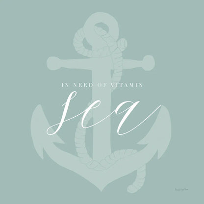 Vitamin Sea by Mercedes Lopez Charro. SKU 68302a. Archival Giclee Fine art print for wall decor.