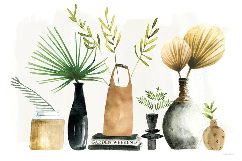 Weekend Plants I by Mercedes Lopez Charro. SKU 79533i. Archival Giclee Fine art print for wall decor.