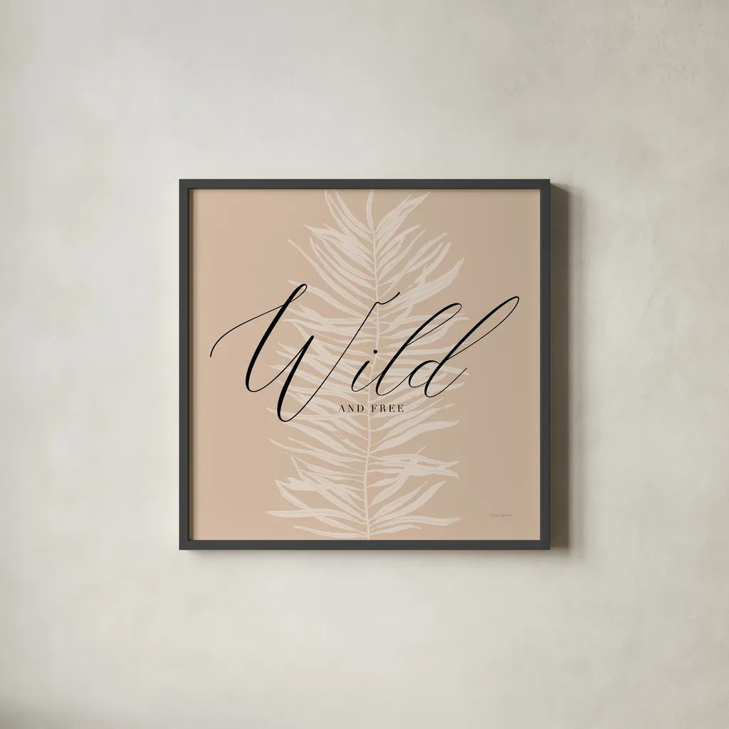 Wild by Mercedes Lopez Charro. Shown in a sleek black glass frame for a contemporary gallery look. Available as an archival giclee rolled canvas, fine art paper, or poster print. SKU 68304a.