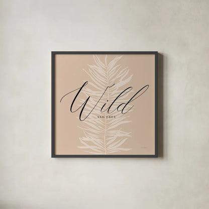 Wild by Mercedes Lopez Charro. Shown in a sleek black glass frame for a contemporary gallery look. Available as an archival giclee rolled canvas, fine art paper, or poster print. SKU 68304a.
