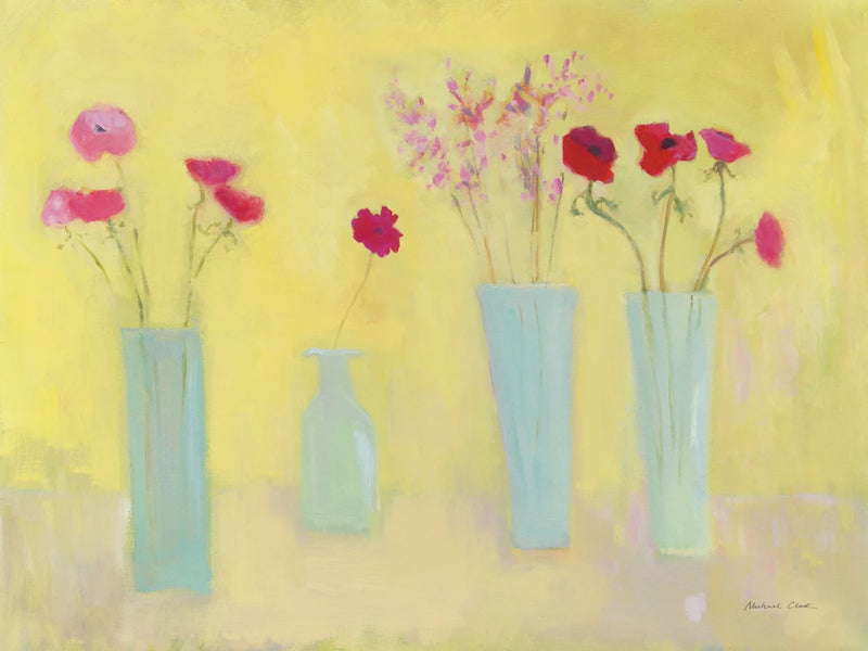 Anemones and Gerbera by Michael Clark