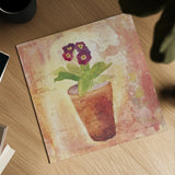 Auricula by Michael Clark. Shown as a detailed flat fine art print, highlighting archival giclee quality. Available as an archival giclee rolled canvas, fine art paper, or poster print. SKU 8715a.