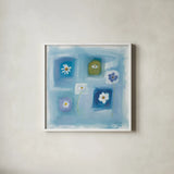Calm Breeze by Michael Clark. Shown in a crisp white glass frame for a clean and minimalist style. Available as an archival giclee rolled canvas, fine art paper, or poster print. SKU 27465a.