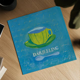Darjeeling by Michael Clark. Shown as a detailed flat fine art print, highlighting archival giclee quality. Available as an archival giclee rolled canvas, fine art paper, or poster print. SKU 8767a.