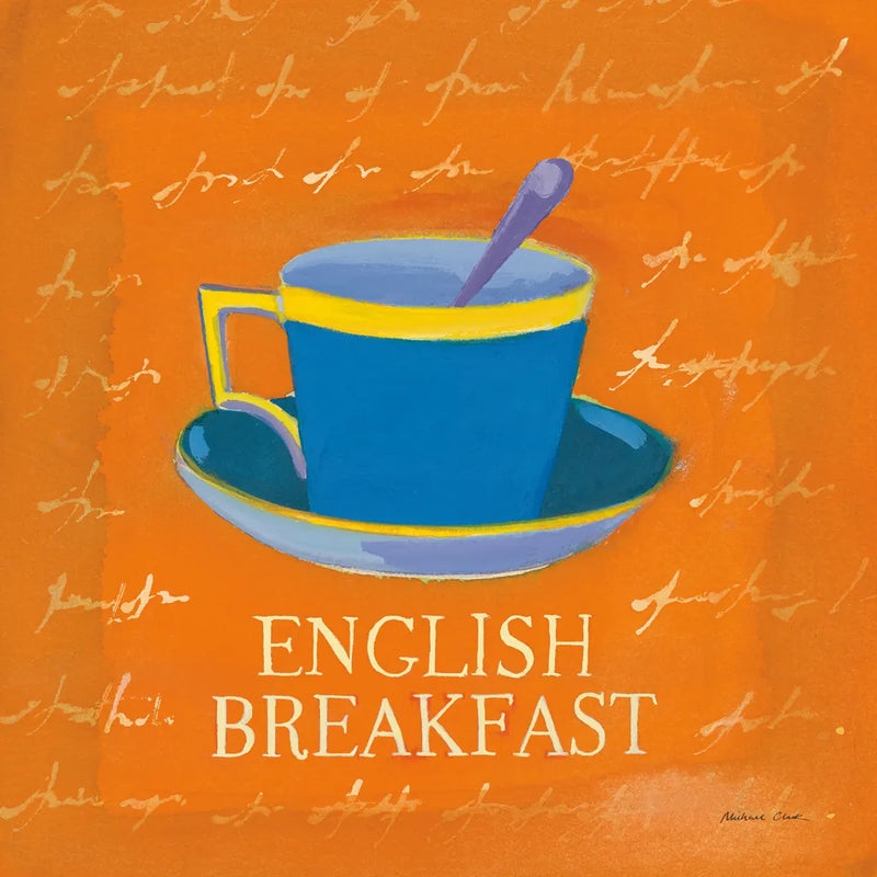English Breakfast by Michael Clark. SKU 8768a. Archival Giclee Fine art print for wall decor.