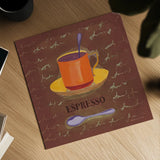 Espresso by Michael Clark. Shown as a detailed flat fine art print, highlighting archival giclee quality. Available as an archival giclee rolled canvas, fine art paper, or poster print. SKU 27436a.