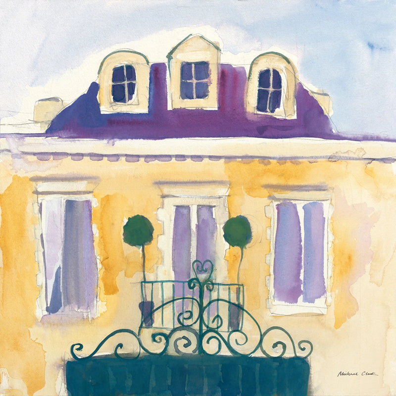 Le Maison Jaune I by Michael Clark