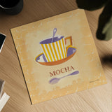 Mocha by Michael Clark. Shown as a detailed flat fine art print, highlighting archival giclee quality. Available as an archival giclee rolled canvas, fine art paper, or poster print. SKU 27437a.
