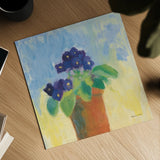 Purple Violet by Michael Clark. Shown as a detailed flat fine art print, highlighting archival giclee quality. Available as an archival giclee rolled canvas, fine art paper, or poster print. SKU 8725a.