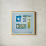 Serene by Michael Clark. Shown in a natural wood glass frame for a timeless modern aesthetic. Available as an archival giclee rolled canvas, fine art paper, or poster print. SKU 27464a.