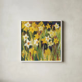 The Color of Spring by Michael Clark. Shown in a crisp white glass frame for a clean and minimalist style. Available as an archival giclee rolled canvas, fine art paper, or poster print. SKU 27466a.