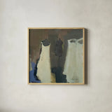 The Fitting I by Michael Clark. Shown in a natural wood glass frame for a timeless modern aesthetic. Available as an archival giclee rolled canvas, fine art paper, or poster print. SKU 103106a.