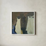 The Fitting I by Michael Clark. Shown in a crisp white glass frame for a clean and minimalist style. Available as an archival giclee rolled canvas, fine art paper, or poster print. SKU 103106a.