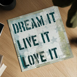 American Dream II by Michael Mullan. Shown as a detailed flat fine art print, highlighting archival giclee quality. Available as an archival giclee rolled canvas, fine art paper, or poster print. SKU 5306a.