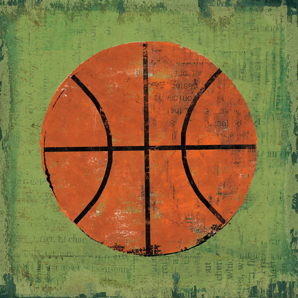 Ball II Green by Michael Mullan. SKU 63514a. Archival Giclee Fine art print for wall decor.