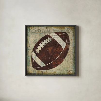 Ball III by Michael Mullan. Shown in a sleek black glass frame for a contemporary gallery look. Available as an archival giclee rolled canvas, fine art paper, or poster print. SKU 2691a.