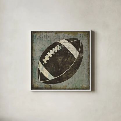 Ball III on Gray by Michael Mullan. Shown in a crisp white glass frame for a clean and minimalist style. Available as an archival giclee rolled canvas, fine art paper, or poster print. SKU 23706a.