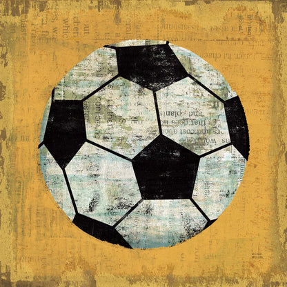 Ball IV Yellow by Michael Mullan. SKU 63515a. Archival Giclee Fine art print for wall decor.