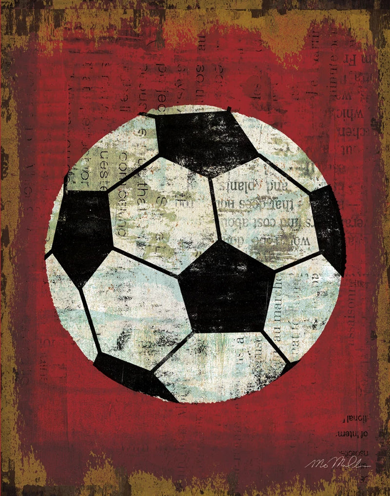 Ball IV on Red Vertical by Michael Mullan