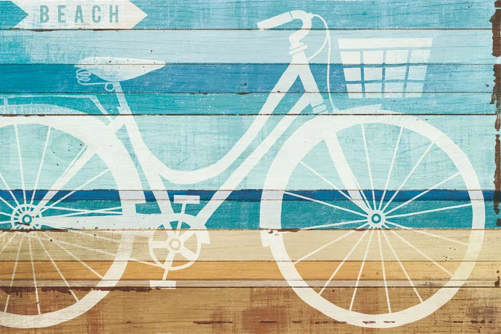 Beachscape Cruiser I by Michael Mullan. SKU 23114i. Archival Giclee Fine art print for wall decor.