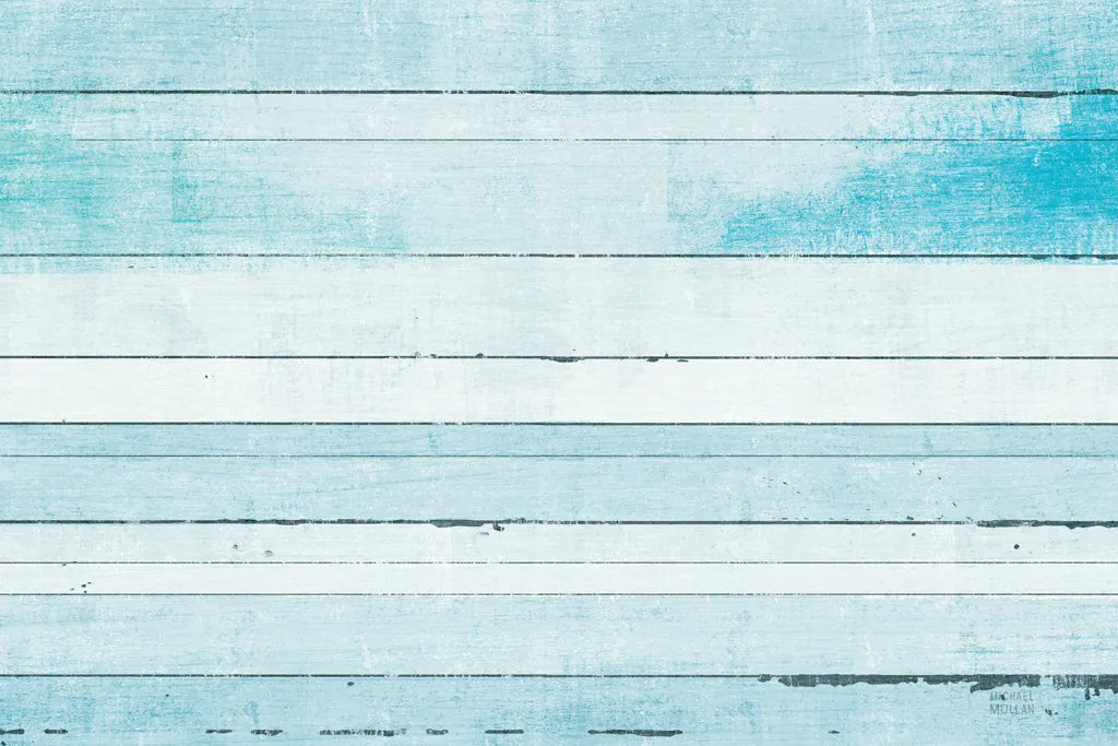 Beachscape IX blue by Michael Mullan. SKU 44984i. Archival Giclee Fine art print for wall decor.