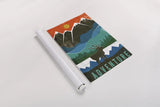 Big Sky I by Michael Mullan. shown as a rolled paper print. Available as archival giclee rolled canvas, fine art paper, or poster print. SKU 23654h.