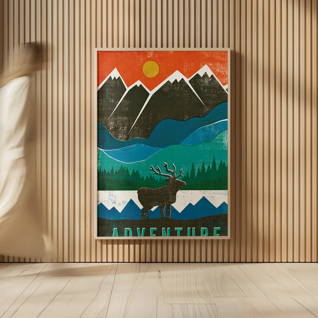 Big Sky I by Michael Mullan. shown as over sized large wall art. Available as an archival giclee rolled canvas, fine art paper, or poster print. SKU 23654h.