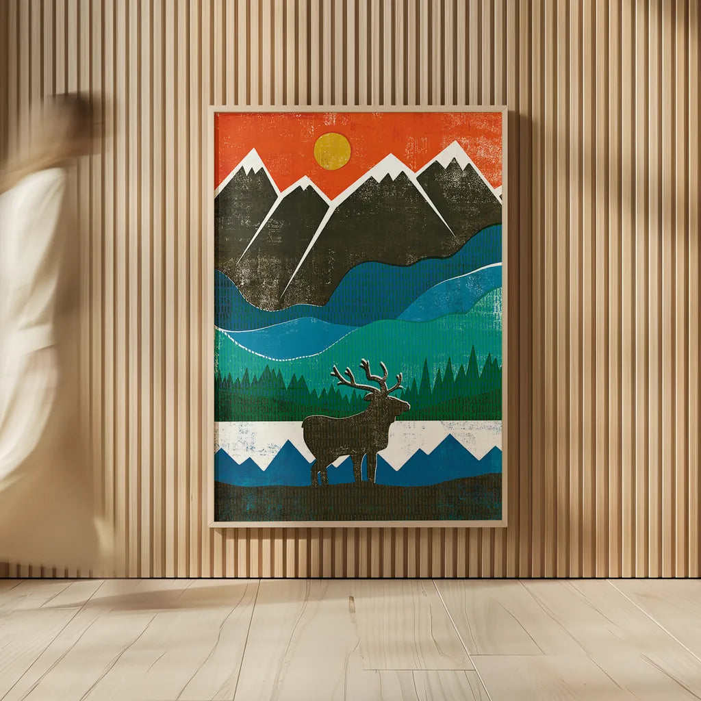 Big Sky I No Words by Michael Mullan. shown as over sized large wall art. Available as an archival giclee rolled canvas, fine art paper, or poster print. SKU 29881h.