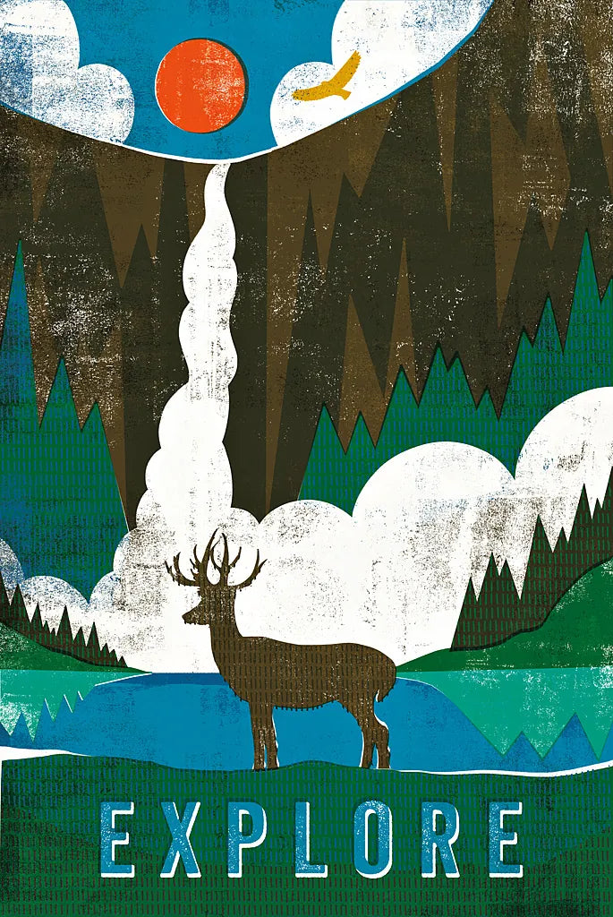 Big Sky II by Michael Mullan. SKU 23655h. Archival Giclee Fine art print for wall decor.