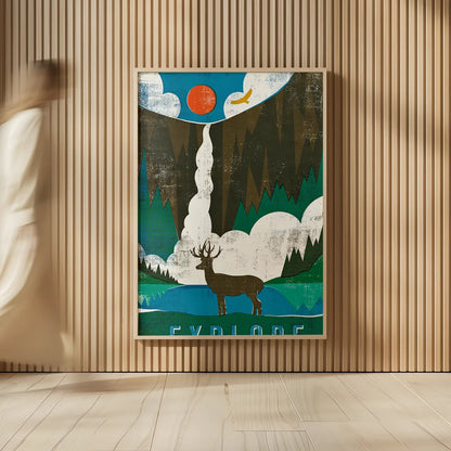 Big Sky II by Michael Mullan. shown as over sized large wall art. Available as an archival giclee rolled canvas, fine art paper, or poster print. SKU 23655h.