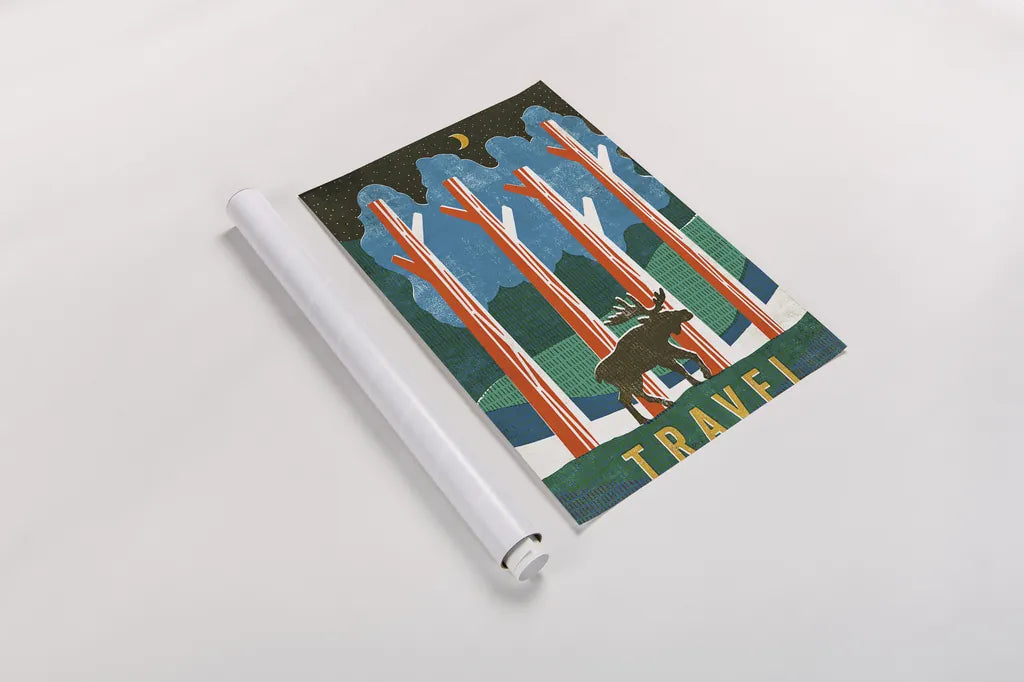 Big Sky III by Michael Mullan. shown as a rolled paper print. Available as archival giclee rolled canvas, fine art paper, or poster print. SKU 23656h.