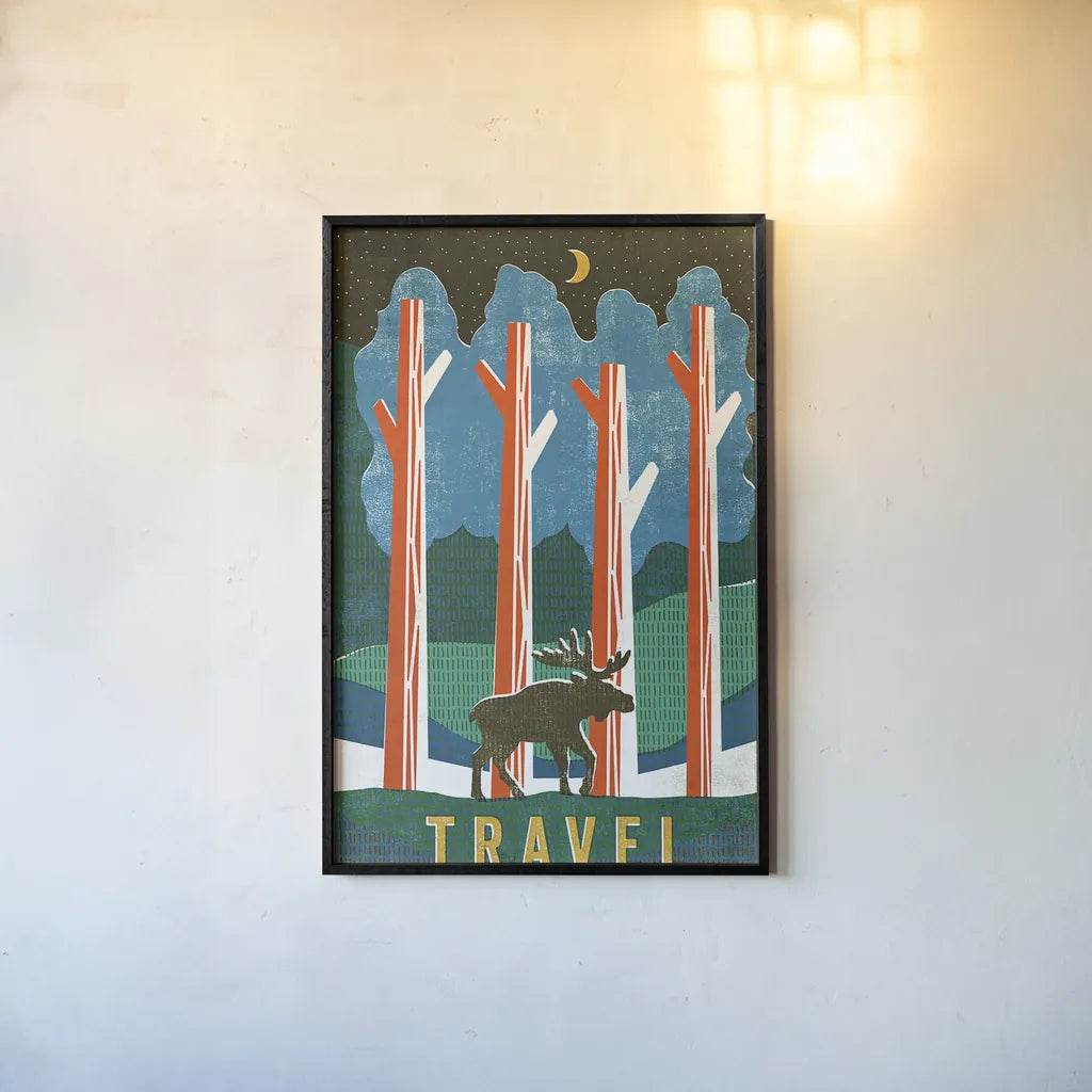 Big Sky III by Michael Mullan. shown as a paper print in a black flame. Available as a archival giclee rolled canvas, fine art paper, or poster print. SKU 23656h.