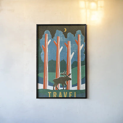 Big Sky III by Michael Mullan. shown as a paper print in a black flame. Available as a archival giclee rolled canvas, fine art paper, or poster print. SKU 23656h.