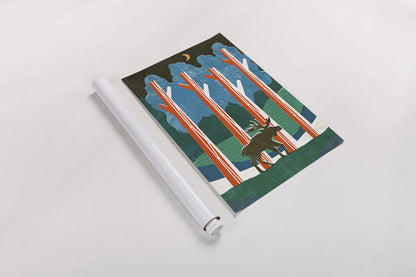 Big Sky III No Words by Michael Mullan. shown as a rolled paper print. Available as archival giclee rolled canvas, fine art paper, or poster print. SKU 29883h.