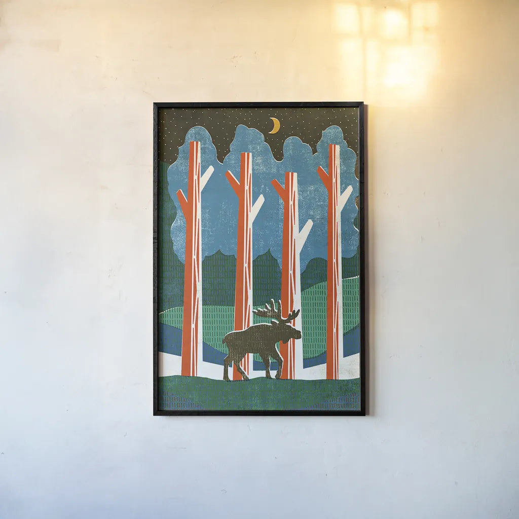 Big Sky III No Words by Michael Mullan. shown as a paper print in a black flame. Available as a archival giclee rolled canvas, fine art paper, or poster print. SKU 29883h.