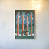 Big Sky III No Words by Michael Mullan. shown as a paper print in a white frame. Available as a archival giclee rolled canvas, fine art paper, or poster print. SKU 29883h.