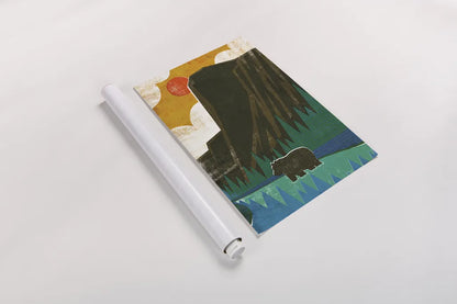 Big Sky IV No Words by Michael Mullan. shown as a rolled paper print. Available as archival giclee rolled canvas, fine art paper, or poster print. SKU 29884h.