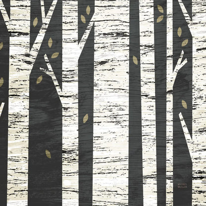 Birch Forest Crop by Michael Mullan. SKU 22501a. Archival Giclee Fine art print for wall decor.