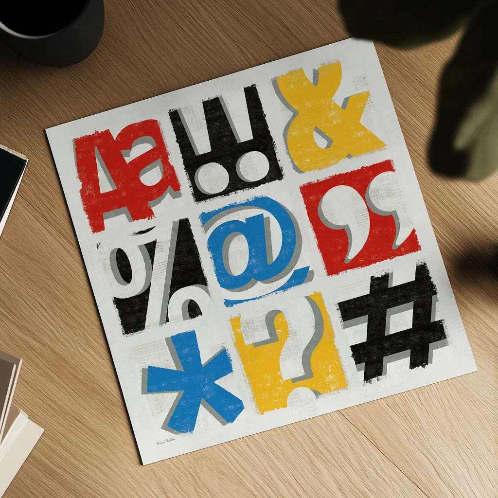 Bold Statement Vintage by Michael Mullan. Shown as a detailed flat fine art print, highlighting archival giclee quality. Available as an archival giclee rolled canvas, fine art paper, or poster print. SKU 61131a.