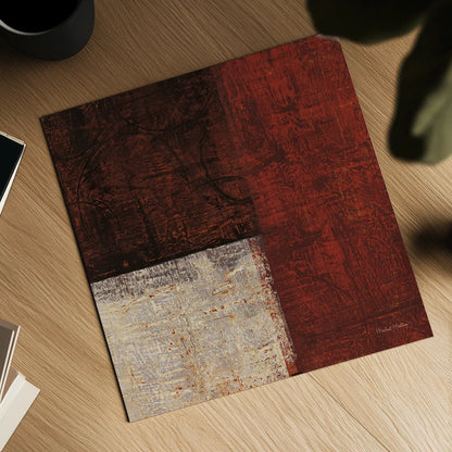 Cayenne Square II by Michael Mullan. Shown as a detailed flat fine art print, highlighting archival giclee quality. Available as an archival giclee rolled canvas, fine art paper, or poster print. SKU 50417a.