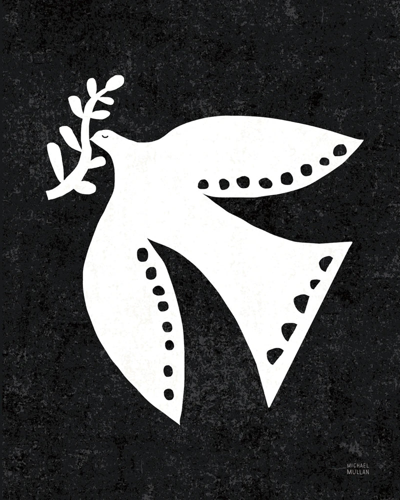 Christmas Whimsy Dove by Michael Mullan