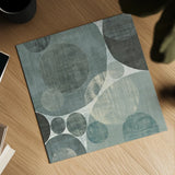 Circulation I Blue and Grey by Michael Mullan. Shown as a detailed flat fine art print, highlighting archival giclee quality. Available as an archival giclee rolled canvas, fine art paper, or poster print. SKU 27108a.