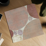 Circulation I v2 Blush by Michael Mullan. Shown as a detailed flat fine art print, highlighting archival giclee quality. Available as an archival giclee rolled canvas, fine art paper, or poster print. SKU 42725a.