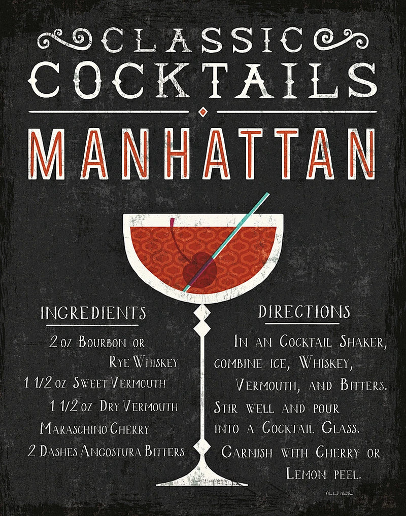 Classic Cocktail Manhattan by Michael Mullan